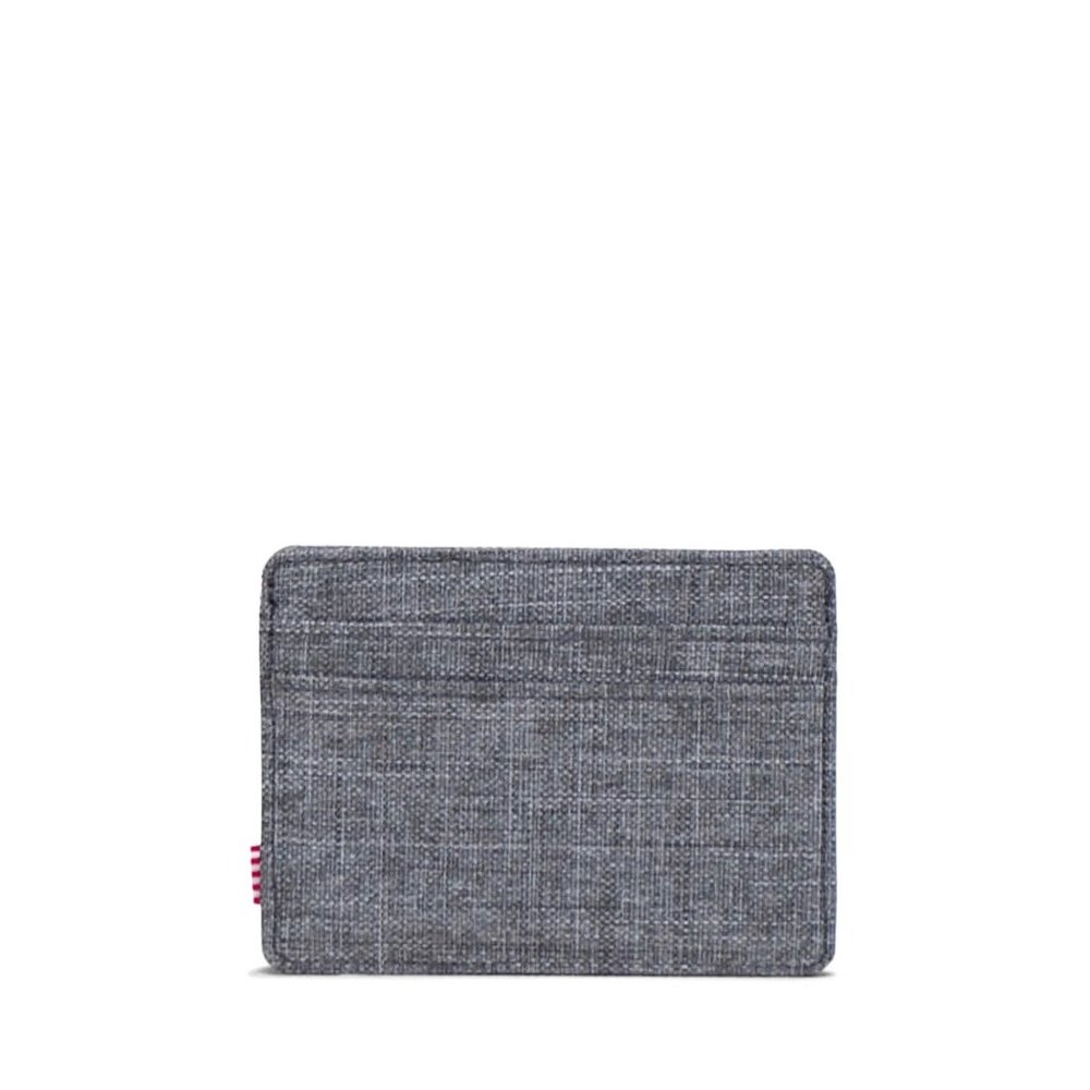 NWT - Herschel Supply Company Charlie Cardholder Wallet in Raven Crosshatch - Picture 4 of 13